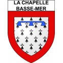 La Chapelle-Basse-Mer 44 ville Stickers blason autocollant adhésif