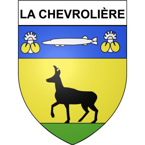La Chevrolière 44 ville Stickers blason autocollant adhésif