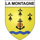 La Montagne Sticker wappen, gelsenkirchen, augsburg, klebender aufkleber