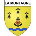 La Montagne Sticker wappen, gelsenkirchen, augsburg, klebender aufkleber