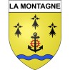 Stickers coat of arms La Montagne adhesive sticker