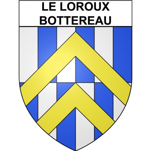 Le Loroux-Bottereau Sticker wappen, gelsenkirchen, augsburg, klebender aufkleber
