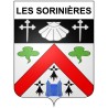 Stickers coat of arms Les Sorinières adhesive sticker