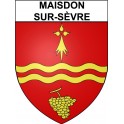 Maisdon-sur-Sèvre 44 ville Stickers blason autocollant adhésif