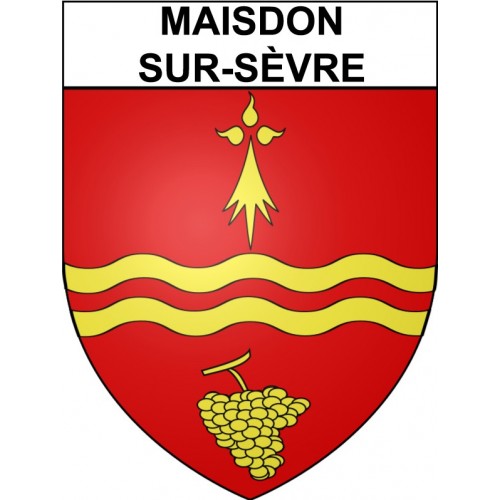 Adesivi stemma Maisdon-sur-Sèvre adesivo