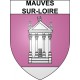 Mauves-sur-Loire 44 ville Stickers blason autocollant adhésif