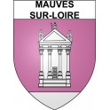Mauves-sur-Loire 44 ville Stickers blason autocollant adhésif