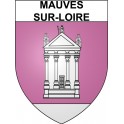 Pegatinas escudo de armas de Mauves-sur-Loire adhesivo de la etiqueta engomada