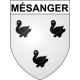Mésanger 44 ville Stickers blason autocollant adhésif