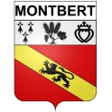 Pegatinas escudo de armas de Montbert adhesivo de la etiqueta engomada