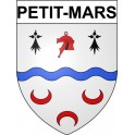 Stickers coat of arms Petit-Mars adhesive sticker
