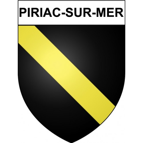 Piriac-sur-Mer 44 ville Stickers blason autocollant adhésif