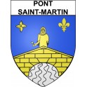Pont-Saint-Martin 44 ville Stickers blason autocollant adhésif
