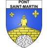 Pont-Saint-Martin 44 ville Stickers blason autocollant adhésif