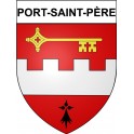 Pegatinas escudo de armas de Port-Saint-Père adhesivo de la etiqueta engomada