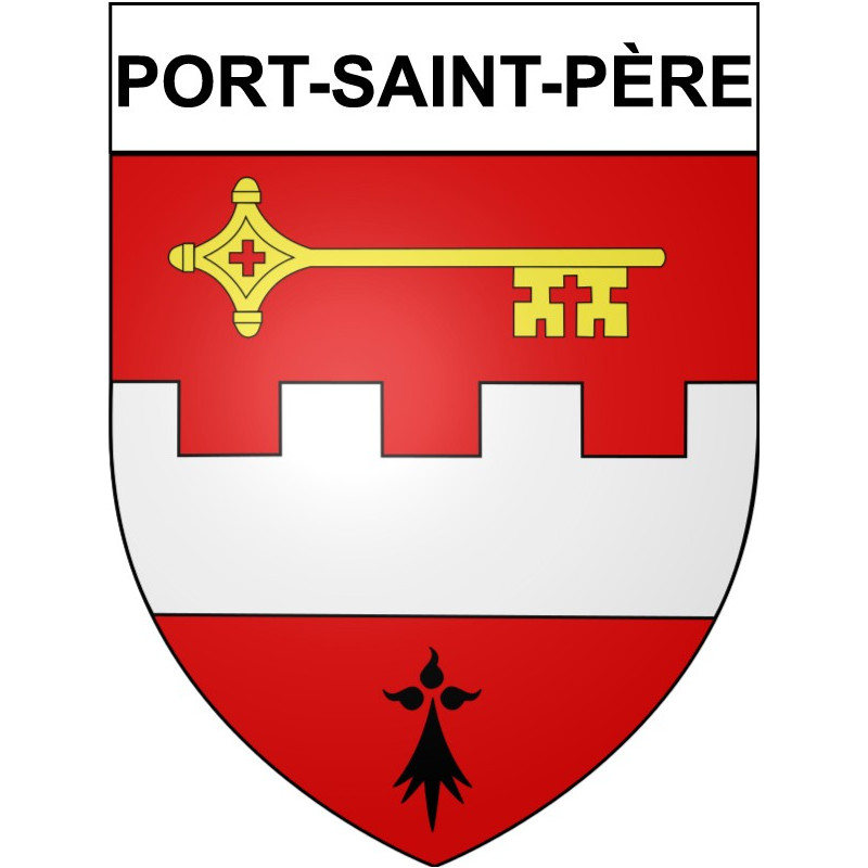 Port-Saint-Père 44 ville Stickers blason autocollant adhésif