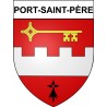 Pegatinas escudo de armas de Port-Saint-Père adhesivo de la etiqueta engomada
