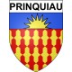 Pegatinas escudo de armas de Prinquiau adhesivo de la etiqueta engomada