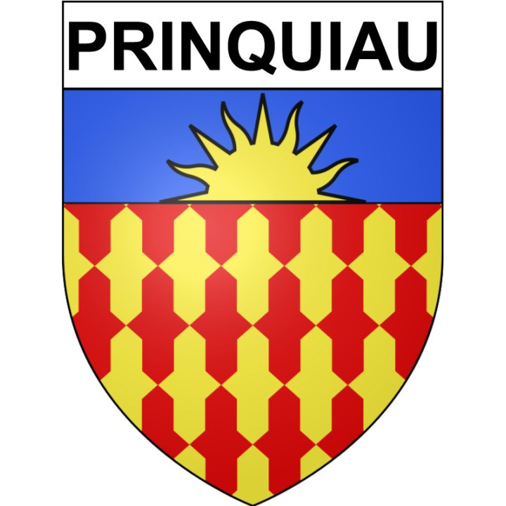 Prinquiau Sticker wappen, gelsenkirchen, augsburg, klebender aufkleber