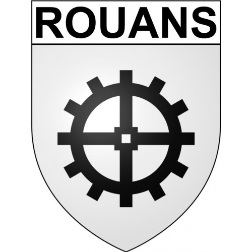 Rouans 44 ville Stickers blason autocollant adhésif