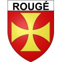 Rougé 44 ville Stickers blason autocollant adhésif