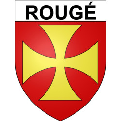 Stickers coat of arms Rougé adhesive sticker