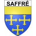 Pegatinas escudo de armas de Saffré adhesivo de la etiqueta engomada