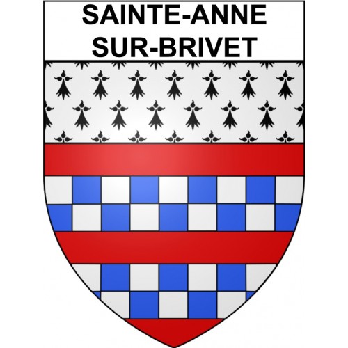 Adesivi stemma Sainte-Anne-sur-Brivet adesivo