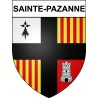 Sainte-Pazanne 44 ville Stickers blason autocollant adhésif