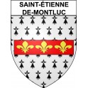 Saint-étienne-de-Montluc 44 ville Stickers blason autocollant adhésif