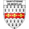 Saint-étienne-de-Montluc 44 ville Stickers blason autocollant adhésif