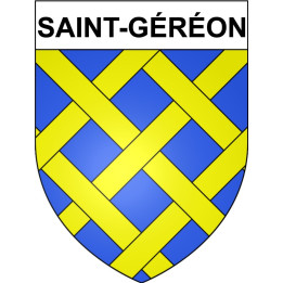 Saint-Géréon Sticker wappen, gelsenkirchen, augsburg, klebender aufkleber