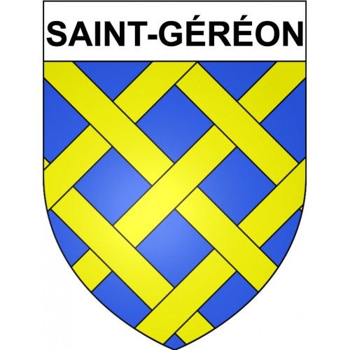 Saint-Géréon Sticker wappen, gelsenkirchen, augsburg, klebender aufkleber