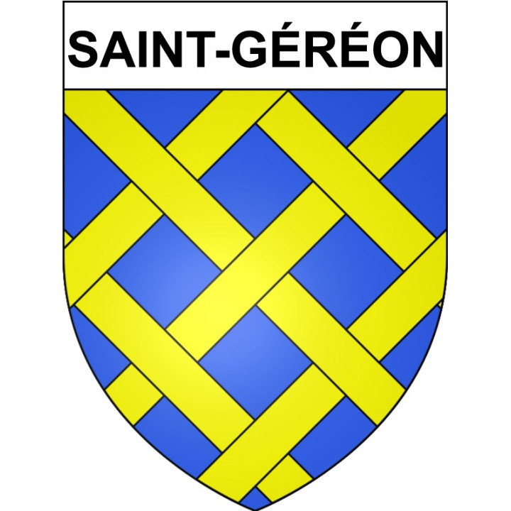 Saint-Géréon 44 ville Stickers blason autocollant adhésif
