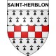 Saint-Herblon 44 ville Stickers blason autocollant adhésif