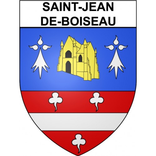 Saint-Jean-de-Boiseau 44 ville Stickers blason autocollant adhésif