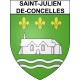 Saint-Julien-de-Concelles 44 ville Stickers blason autocollant adhésif