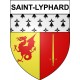 Pegatinas escudo de armas de Saint-Lyphard adhesivo de la etiqueta engomada