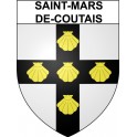Saint-Mars-de-Coutais 44 ville Stickers blason autocollant adhésif