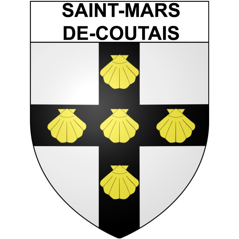 Adesivi stemma Saint-Mars-de-Coutais adesivo