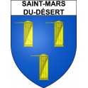 Saint-Mars-du-Désert 44 ville Stickers blason autocollant adhésif