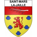 Saint-Mars-la-Jaille 44 ville Stickers blason autocollant adhésif