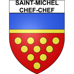 Stickers coat of arms Saint-Michel-Chef-Chef adhesive sticker