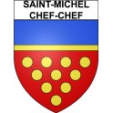 Saint-Michel-Chef-Chef 44 ville Stickers blason autocollant adhésif