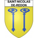 Adesivi stemma Saint-Nicolas-de-Redon adesivo