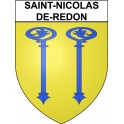 Saint-Nicolas-de-Redon 44 ville Stickers blason autocollant adhésif