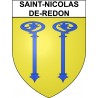 Stickers coat of arms Saint-Nicolas-de-Redon adhesive sticker