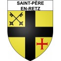 Saint-Père-en-Retz 44 ville Stickers blason autocollant adhésif