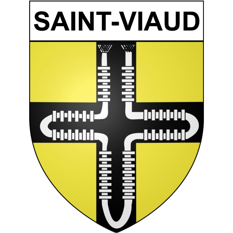 Saint-Viaud Sticker wappen, gelsenkirchen, augsburg, klebender aufkleber