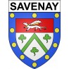Pegatinas escudo de armas de Savenay adhesivo de la etiqueta engomada